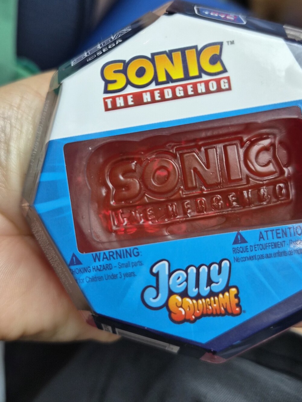 Sonic the Hedgehog Red Jelly SquishMe Collectible Toy